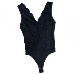 Express Black Lace Bodysuit XS